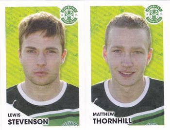 2012 Panini Scottish Premier League Stickers #188 / 189 Matthew Thornhill / Lewis Stevenson Front