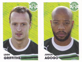 2012 Panini Scottish Premier League Stickers #196 / 197 Junior Agogo / Leigh Griffiths Front