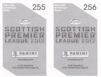 2012 Panini Scottish Premier League Stickers #255 / 256 Andrew Shinnie / Nick Ross Back