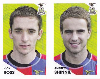 2012 Panini Scottish Premier League Stickers #255 / 256 Andrew Shinnie / Nick Ross Front