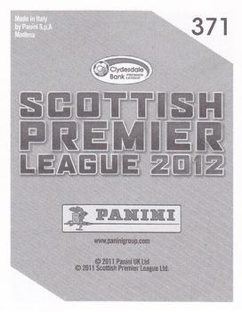 2012 Panini Scottish Premier League Stickers #371 Junior Agogo Back