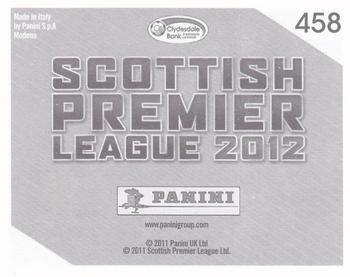 2012 Panini Scottish Premier League Stickers #458 Paul Heffernan Back