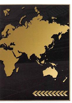 2015-16 Panini FIFA 365 The Golden World of Football Stickers #2 Map Front