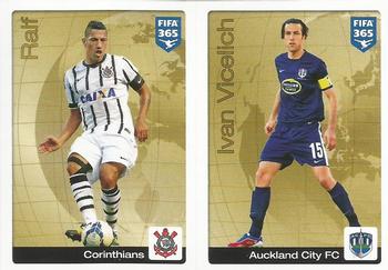 2015-16 Panini FIFA 365 The Golden World of Football Stickers #5 / 6 Ralf / Ivan Vicelich Front