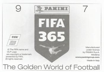 2015-16 Panini FIFA 365 The Golden World of Football Stickers #7-9 Yunlong Xu / Andres Iniesta Back