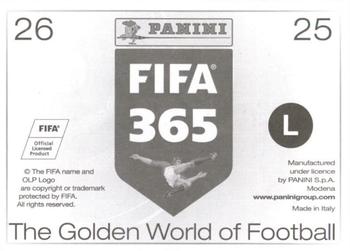 2015-16 Panini FIFA 365 The Golden World of Football Stickers #25 / 26 2011: FC Barcelona / 2013: FC Bayern München Back
