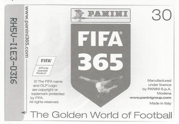 2015-16 Panini FIFA 365 The Golden World of Football Stickers #30 Ivan Vicelich / Cristiano Ronaldo Back