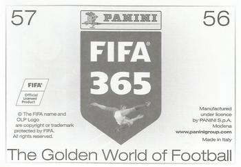 2015-16 Panini FIFA 365 The Golden World of Football Stickers #56-57 3rd Place: Germany-England 0-1 - Final: USA-Japan 5-2 Back