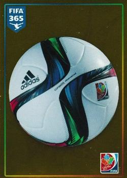 2015-16 Panini FIFA 365 The Golden World of Football Stickers #63 FIFA Women's World Cup Official Ball Front