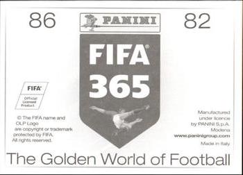 2015-16 Panini FIFA 365 The Golden World of Football Stickers #82 / 86 Adrián Cubas / Pablo Pérez Back