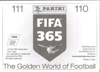 2015-16 Panini FIFA 365 The Golden World of Football Stickers #110 / 111 Leonardo Ponzio / Camilo Mayada Back