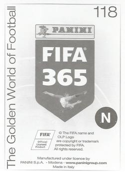 2015-16 Panini FIFA 365 The Golden World of Football Stickers #118 River Plate Los Millonarios Back