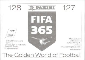 2015-16 Panini FIFA 365 The Golden World of Football Stickers #127 / 128 Javier Saviola / Lucas Alario Back
