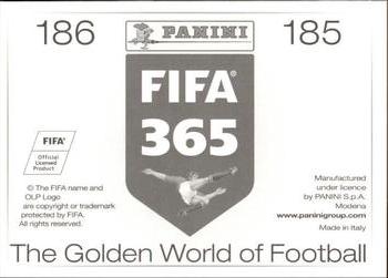 2015-16 Panini FIFA 365 The Golden World of Football Stickers #185 / 186 Jadson / Stiven Mendoza Back