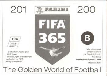 2015-16 Panini FIFA 365 The Golden World of Football Stickers #200 / 201 Luiz Antônio / Márcio Araújo Back