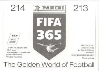 2015-16 Panini FIFA 365 The Golden World of Football Stickers #213 / 214 Ederson / Éverton Back