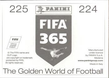 2015-16 Panini FIFA 365 The Golden World of Football Stickers #224 / 225 Paulo Díaz / Leonardo Cáceres Back