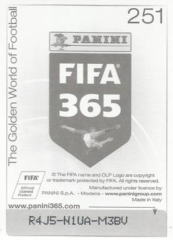 2015-16 Panini FIFA 365 The Golden World of Football Stickers #251 Logo Beijing Guoan FC Back