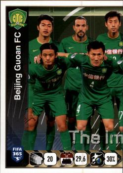 2015-16 Panini FIFA 365 The Golden World of Football Stickers #267 Beijing Guoan The Imperial Guards Front