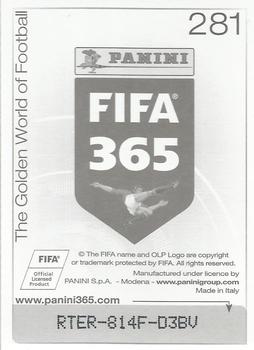 2015-16 Panini FIFA 365 The Golden World of Football Stickers #281 Logo Al Ahly SC Back