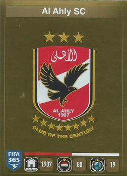 2015-16 Panini FIFA 365 The Golden World of Football Stickers #281 Logo Al Ahly SC Front