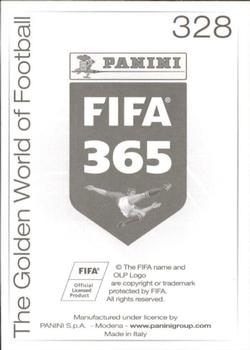 2015-16 Panini FIFA 365 The Golden World of Football Stickers #328 Red Devils Back