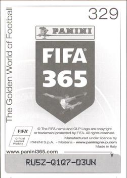 2015-16 Panini FIFA 365 The Golden World of Football Stickers #329 Wayne Rooney Back