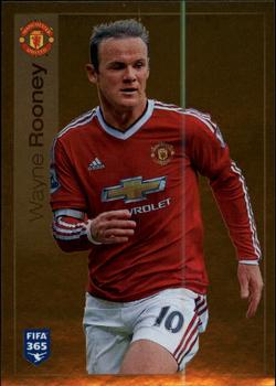 2015-16 Panini FIFA 365 The Golden World of Football Stickers #329 Wayne Rooney Front