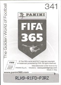 2015-16 Panini FIFA 365 The Golden World of Football Stickers #341 Logo FC Barcelona Back