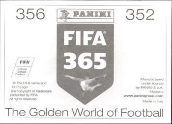 2015-16 Panini FIFA 365 The Golden World of Football Stickers #352 / 356 Andrés Iniesta / Rafinha Back