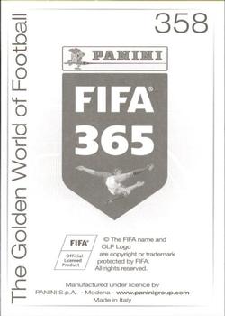 2015-16 Panini FIFA 365 The Golden World of Football Stickers #358 FC Barcelona Team (puzzle 2) Back