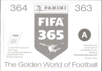 2015-16 Panini FIFA 365 The Golden World of Football Stickers #363 / 364 Ivan Rakitić / Sergio Busquets Back