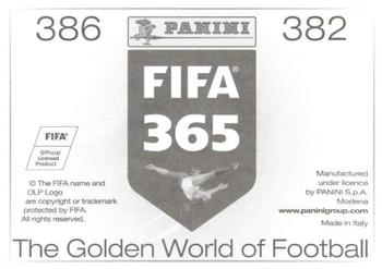 2015-16 Panini FIFA 365 The Golden World of Football Stickers #382 / 386 Fábio Coentrao / Luka Modric Back