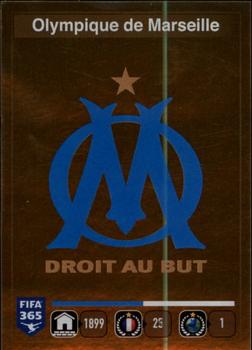 2015-16 Panini FIFA 365 The Golden World of Football Stickers #401 Logo Olympique de Marseille Front