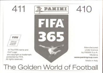 2015-16 Panini FIFA 365 The Golden World of Football Stickers #410 / 411 Bouna Sarr / Romain Alessandrini Back