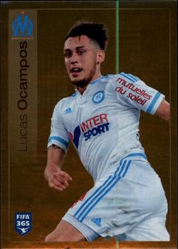 2015-16 Panini FIFA 365 The Golden World of Football Stickers #419 Lucas Ocampos Front
