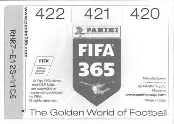 2015-16 Panini FIFA 365 The Golden World of Football Stickers #420 / 421 / 422 Alaixys Romao / Romain Alessandrini / Michy Batshuayi Back
