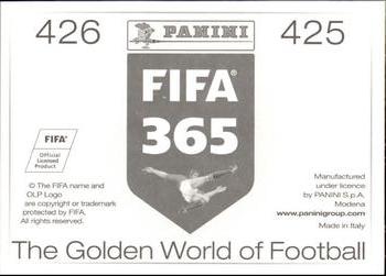 2015-16 Panini FIFA 365 The Golden World of Football Stickers #425 / 426 Rémy Cabella / Lassana Diarra Back