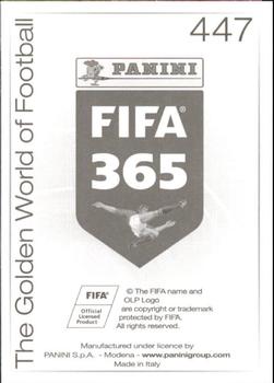 2015-16 Panini FIFA 365 The Golden World of Football Stickers #447 Paris Saint-Germain PSG Back