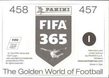 2015-16 Panini FIFA 365 The Golden World of Football Stickers #457 / 458 Ezequiel Lavezzi / Jean-Kévin Augustin Back