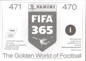 2015-16 Panini FIFA 365 The Golden World of Football Stickers #470 / 471 Medhi Benatia / Javi Martínez Back