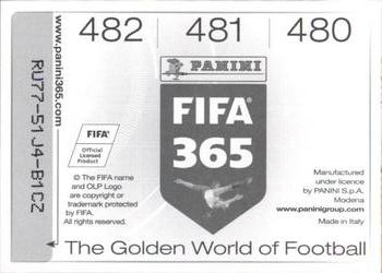 2015-16 Panini FIFA 365 The Golden World of Football Stickers #480 / 481 / 482 Franck Ribéry / Thomas Müller / Robert Lewandowski Back