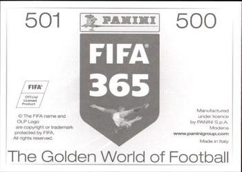 2015-16 Panini FIFA 365 The Golden World of Football Stickers #500 / 501 Shinji Kagawa / Sven Bender Back
