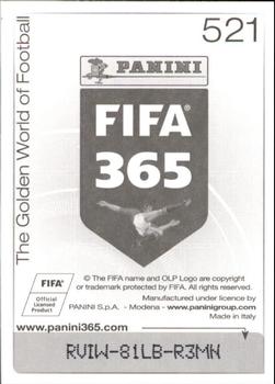 2015-16 Panini FIFA 365 The Golden World of Football Stickers #521 Logo Olympiacos FC Back