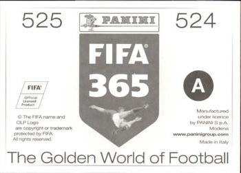 2015-16 Panini FIFA 365 The Golden World of Football Stickers #524 / 525 Leandro Salino / Alberto Botía Back