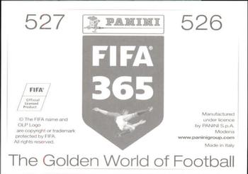 2015-16 Panini FIFA 365 The Golden World of Football Stickers #526 / 527 Arthur Masuaku / Omar Elabdellaoui Back