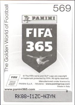 2015-16 Panini FIFA 365 The Golden World of Football Stickers #569 Paul Pogba Back
