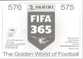 2015-16 Panini FIFA 365 The Golden World of Football Stickers #575 / 576 Sami Khedira / Roberto Pereyra Back