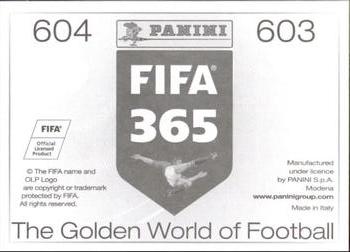 2015-16 Panini FIFA 365 The Golden World of Football Stickers #603 / 604 Andrea Poli / Andrea Bertolacci Back