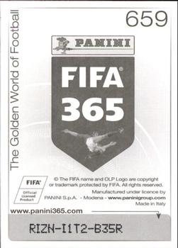 2015-16 Panini FIFA 365 The Golden World of Football Stickers #659 Lasse Schone Back